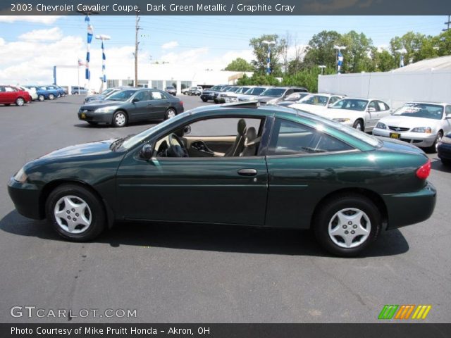 2003 Chevrolet Cavalier Coupe in Dark Green Metallic