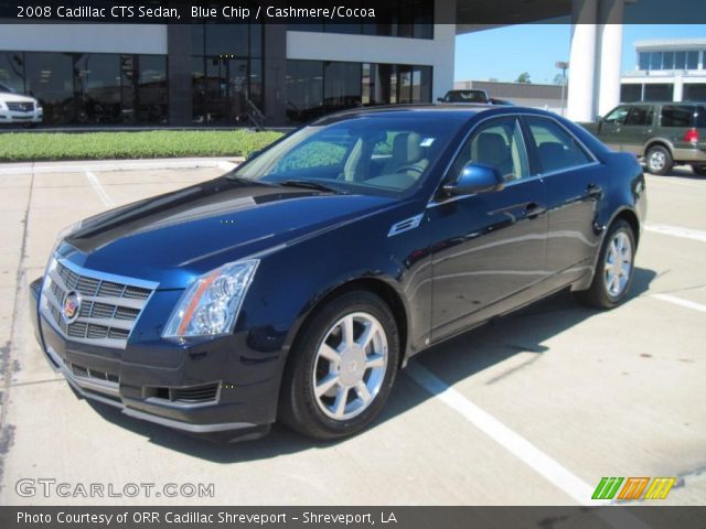 2008 Cadillac CTS Sedan in Blue Chip