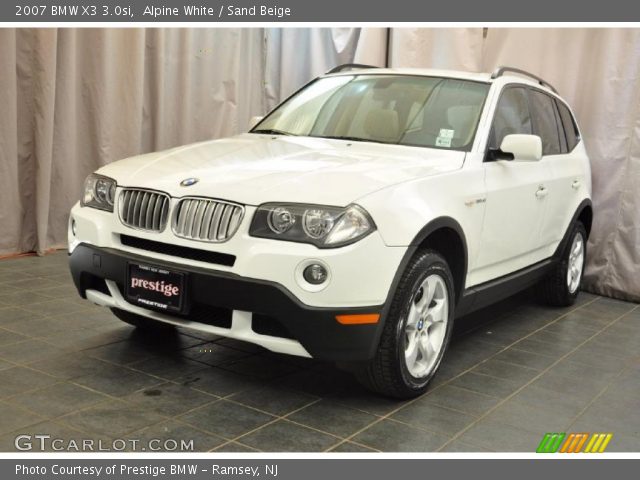 2007 BMW X3 3.0si in Alpine White