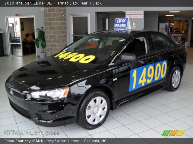 2010 Mitsubishi Lancer DE in Tarmac Black Pearl