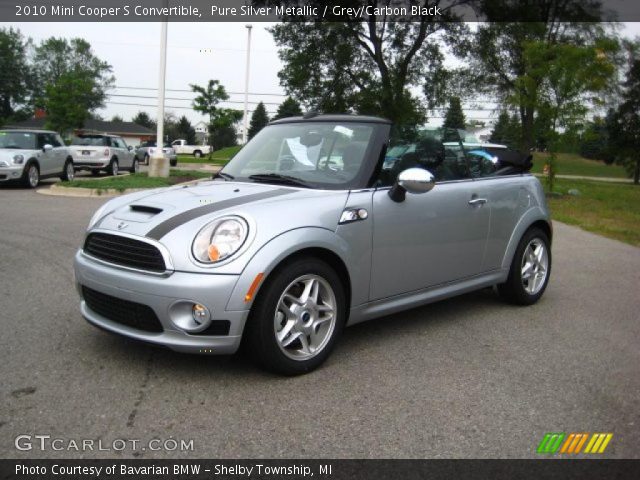 2010 Mini Cooper S Convertible in Pure Silver Metallic