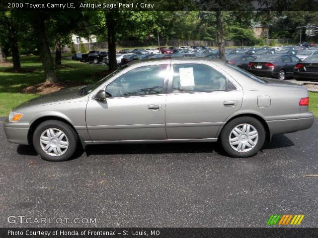 2000 Toyota Camry LE in Antique Sage Pearl
