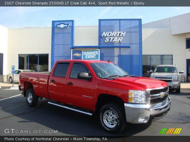 2007 Chevrolet Silverado 2500HD LT Crew Cab 4x4 in Sport Red Metallic