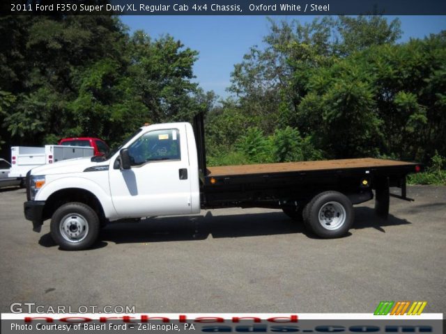2011 Ford F350 Super Duty XL Regular Cab 4x4 Chassis in Oxford White