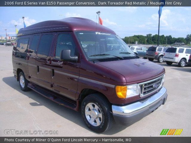 2006 Ford E Series Van E150 Passenger Conversion in Dark Toreador Red Metallic