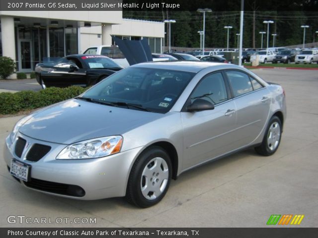 2007 Pontiac G6 Sedan in Liquid Silver Metallic