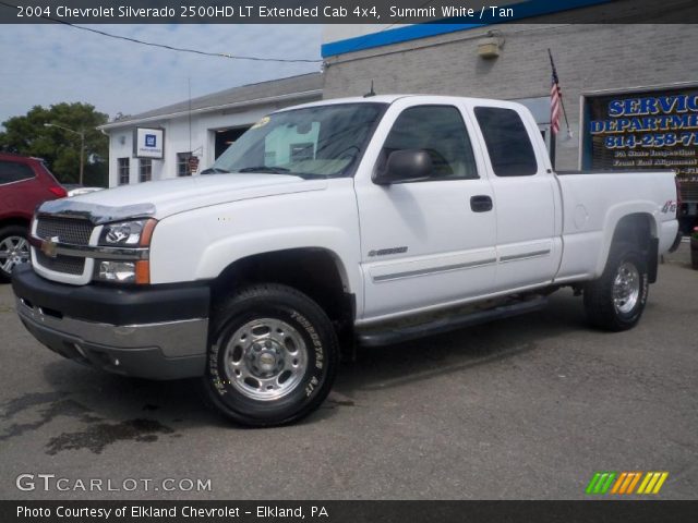 2004 Chevrolet Silverado 2500HD LT Extended Cab 4x4 in Summit White