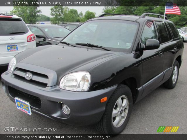 2006 Hyundai Santa Fe GLS 4WD in Black Obsidian