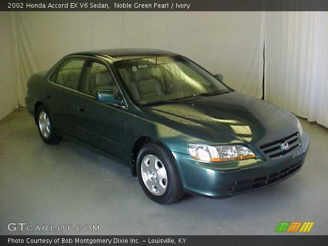 2002 Honda Accord EX V6 Sedan in Noble Green Pearl
