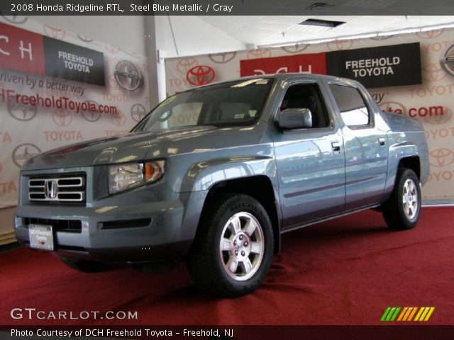 2008 Honda Ridgeline RTL in Steel Blue Metallic