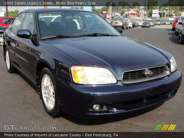 2003 Subaru Legacy L Sedan in Mystic Blue Pearl