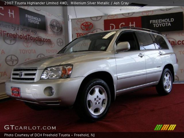 2007 Toyota Highlander Limited 4WD in Millenium Silver Metallic