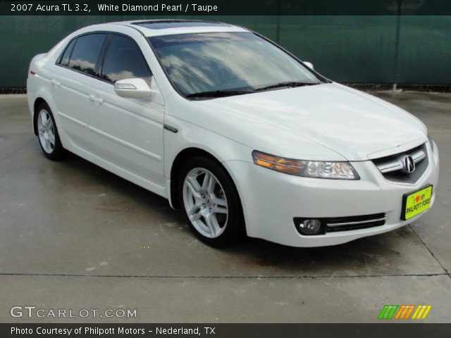 2007 Acura TL 3.2 in White Diamond Pearl