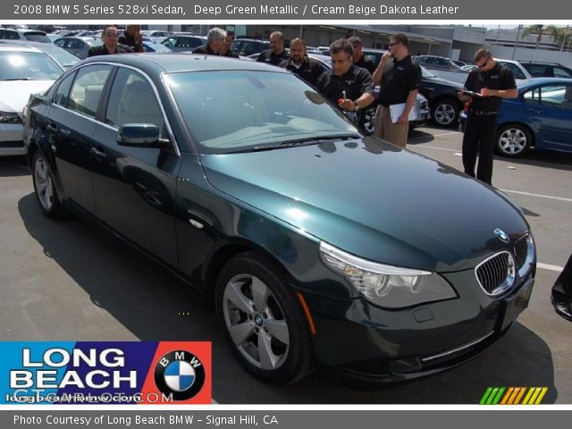 2008 BMW 5 Series 528xi Sedan in Deep Green Metallic