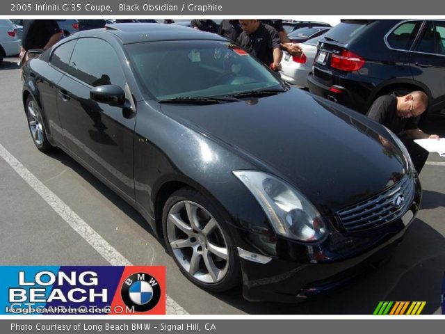 2005 Infiniti G 35 Coupe in Black Obsidian