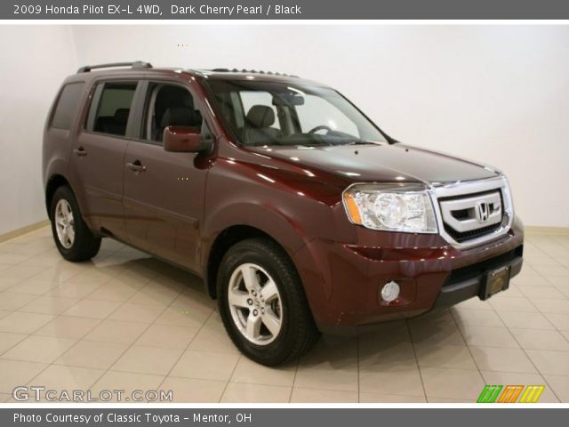 2009 Honda Pilot EX-L 4WD in Dark Cherry Pearl