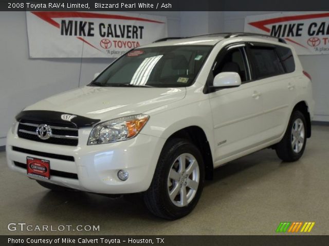 2008 Toyota RAV4 Limited in Blizzard Pearl White