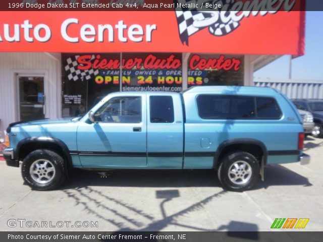 1996 Dodge Dakota SLT Extended Cab 4x4 in Aqua Pearl Metallic