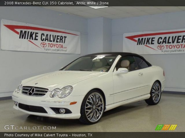 2008 Mercedes-Benz CLK 350 Cabriolet in Arctic White