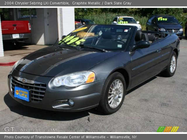 2004 Chrysler Sebring LXi Convertible in Graphite Metallic
