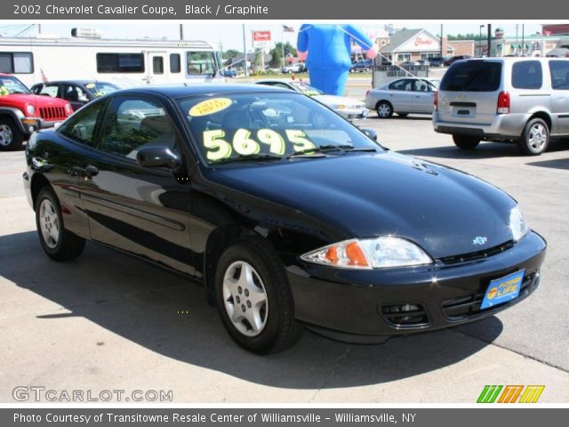 2002 Chevrolet Cavalier Coupe in Black