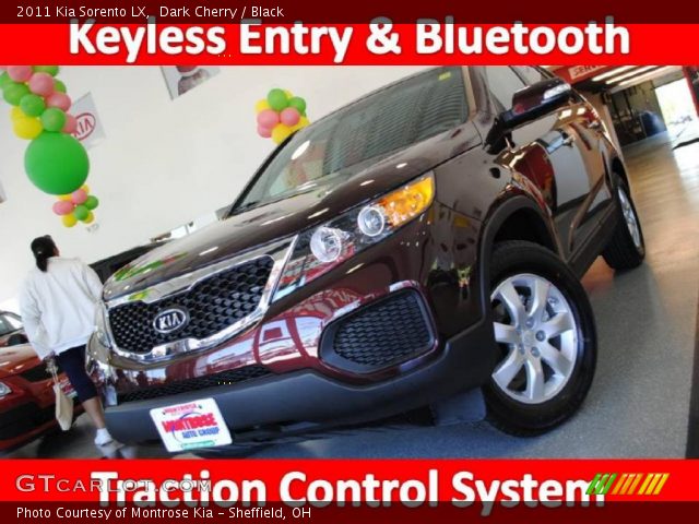 2011 Kia Sorento LX in Dark Cherry