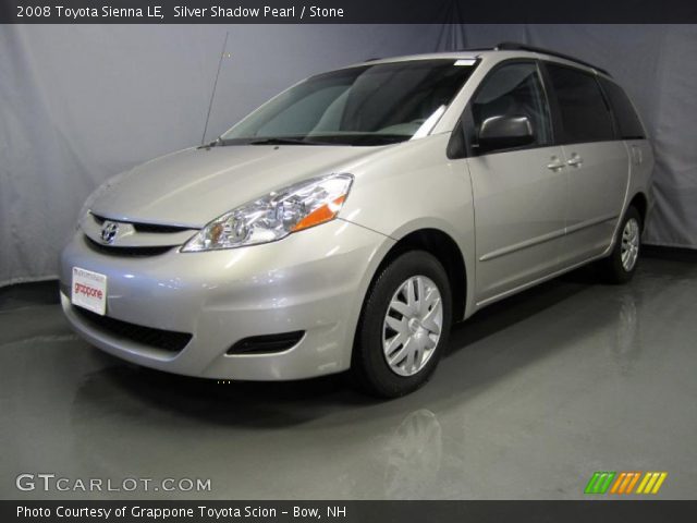 2008 Toyota Sienna LE in Silver Shadow Pearl