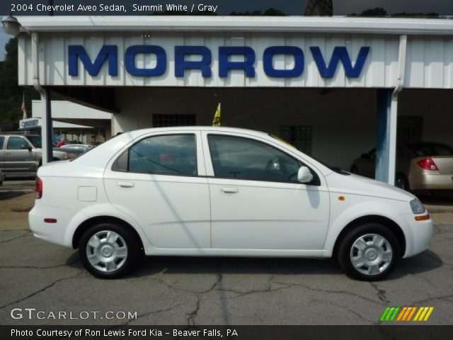 2004 Chevrolet Aveo Sedan in Summit White