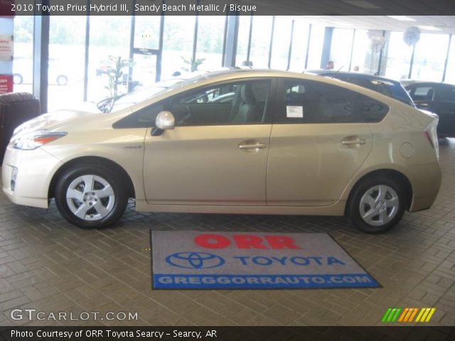 2010 Toyota Prius Hybrid III in Sandy Beach Metallic