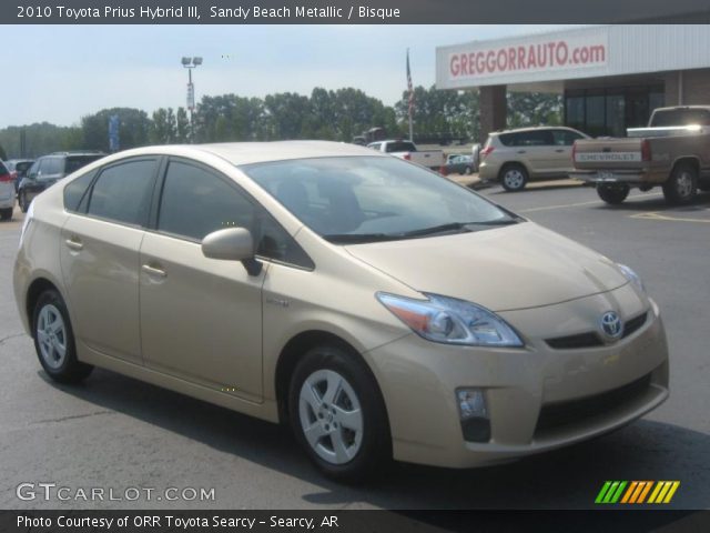 2010 Toyota Prius Hybrid III in Sandy Beach Metallic