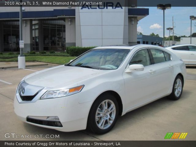 2010 Acura TL 3.5 in White Diamond Pearl