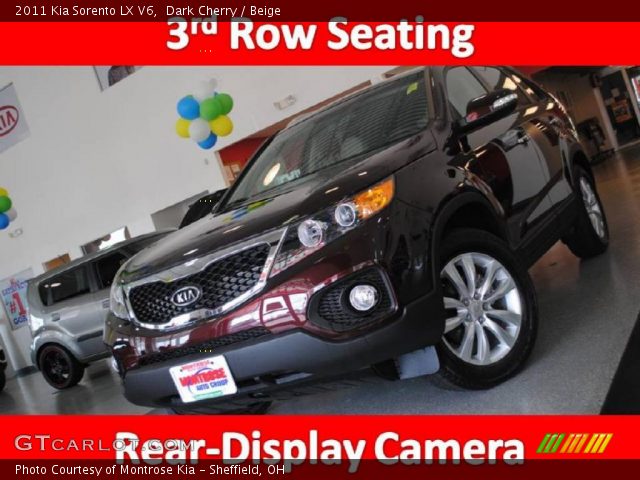 2011 Kia Sorento LX V6 in Dark Cherry