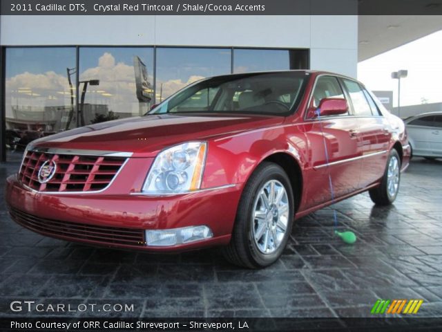 2011 Cadillac DTS  in Crystal Red Tintcoat