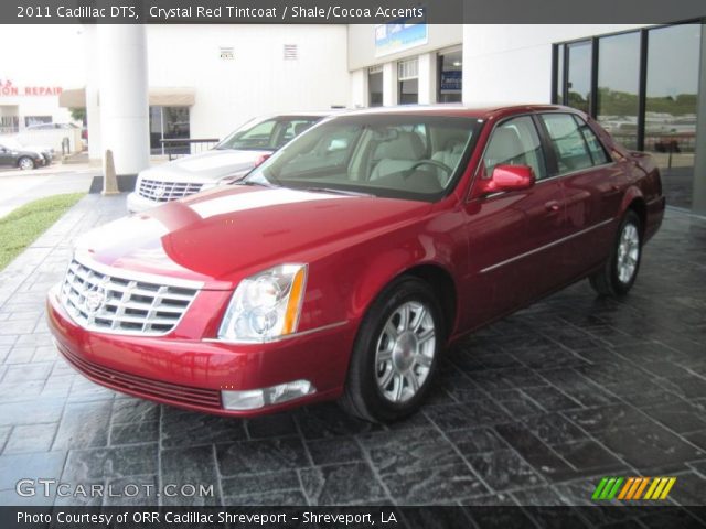 2011 Cadillac DTS  in Crystal Red Tintcoat