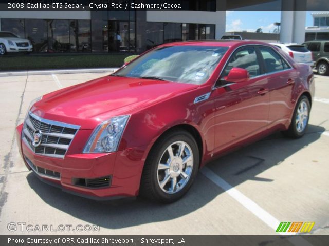 2008 Cadillac CTS Sedan in Crystal Red