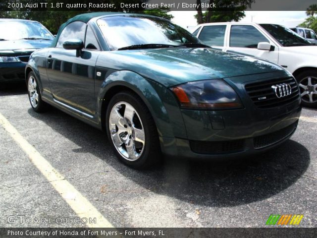 2001 Audi TT 1.8T quattro Roadster in Desert Green Pearl