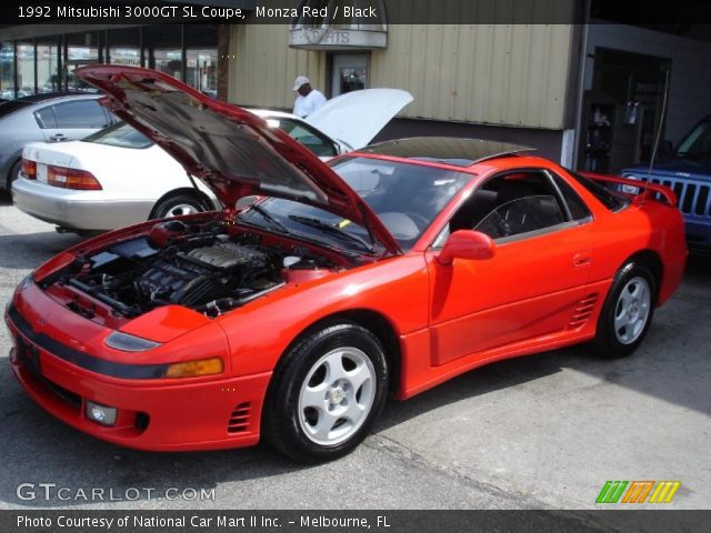 1992 Mitsubishi 3000GT SL Coupe in Monza Red