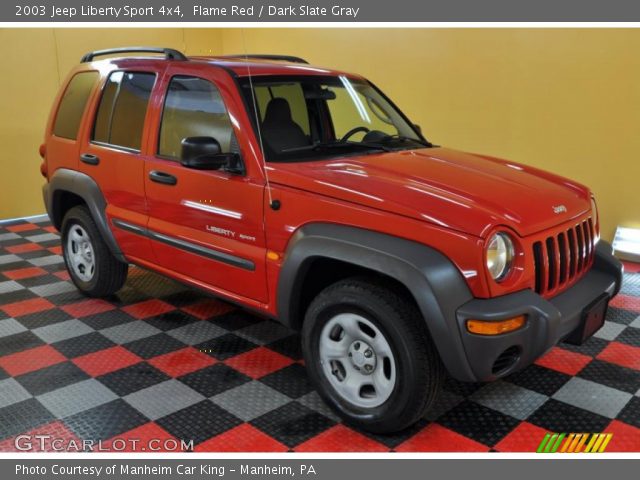 2003 Jeep Liberty Sport 4x4 in Flame Red