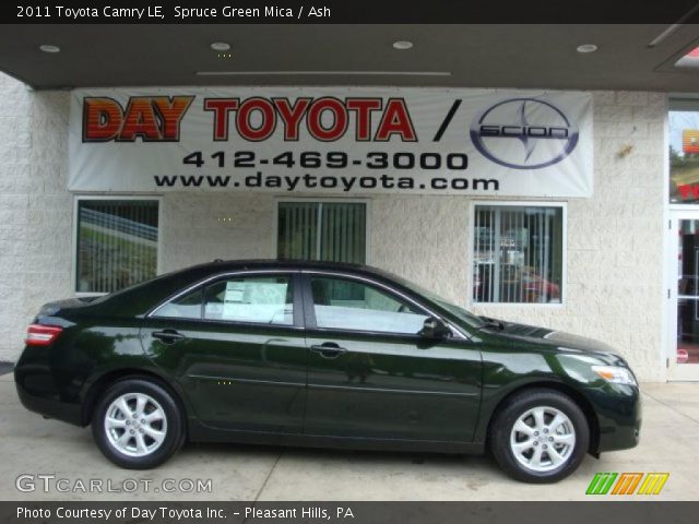 2011 Toyota Camry LE in Spruce Green Mica