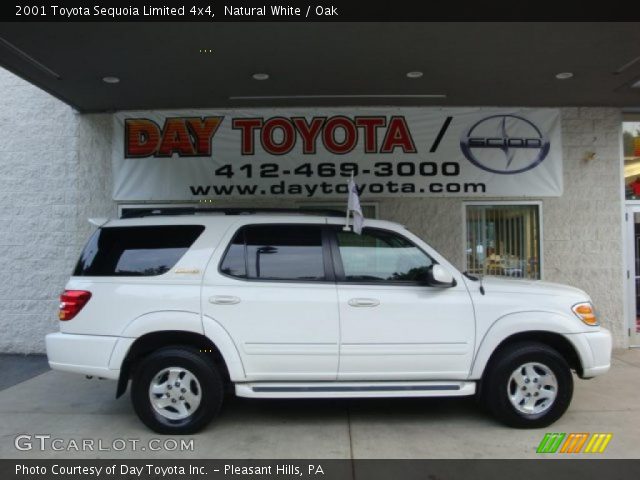 2001 Toyota Sequoia Limited 4x4 in Natural White