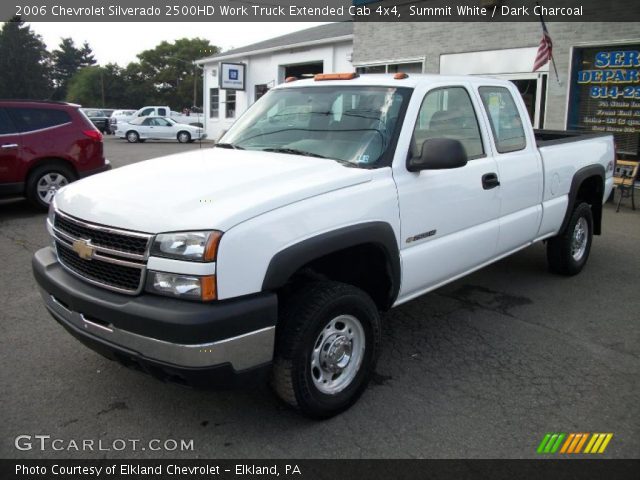 2006 Chevrolet Silverado 2500HD Work Truck Extended Cab 4x4 in Summit White