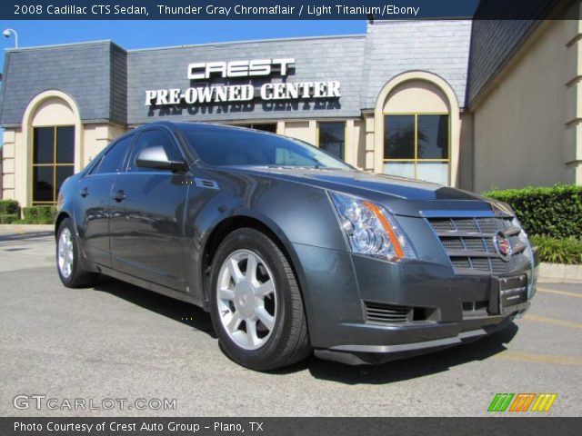 2008 Cadillac CTS Sedan in Thunder Gray Chromaflair