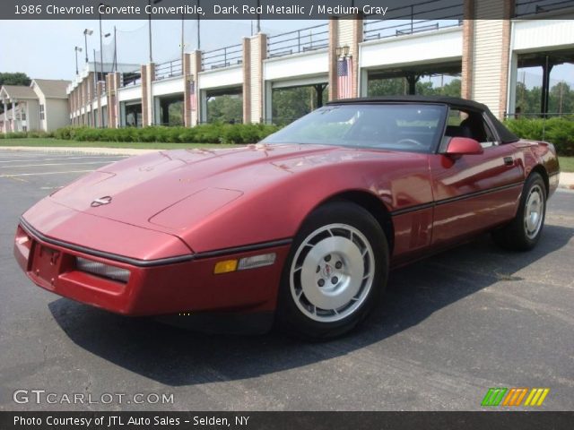 1986 Chevrolet Corvette Convertible in Dark Red Metallic