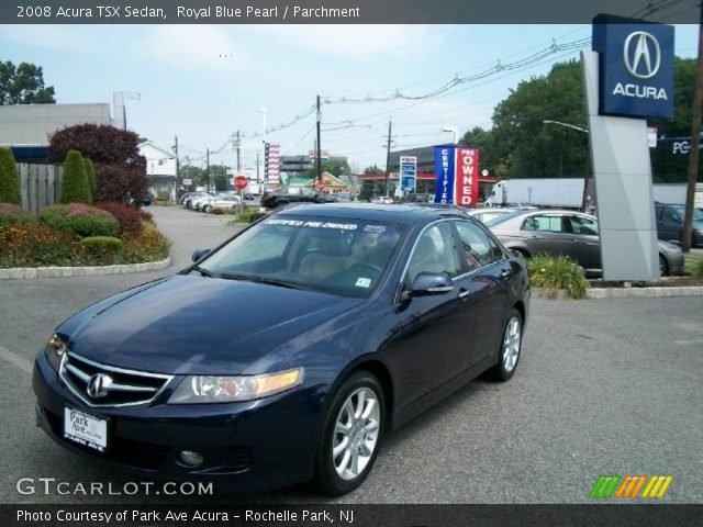 2008 Acura TSX Sedan in Royal Blue Pearl