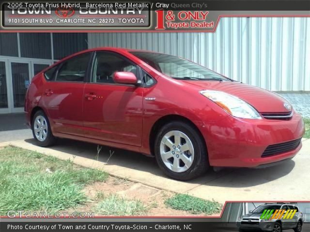 2006 Toyota Prius Hybrid in Barcelona Red Metallic