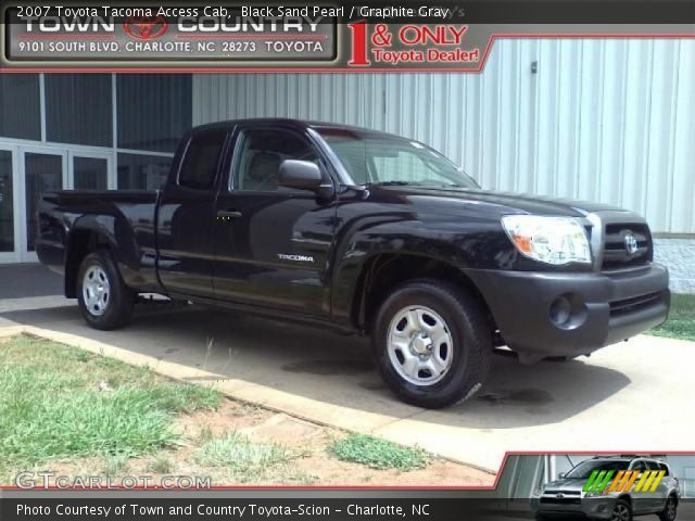 2007 Toyota Tacoma Access Cab in Black Sand Pearl