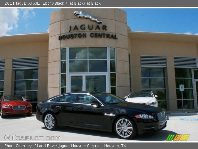 2011 Jaguar XJ XJL in Ebony Black