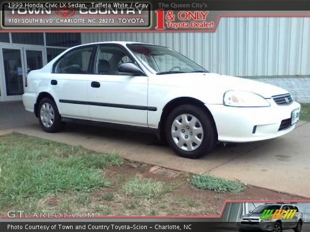 1999 Honda Civic LX Sedan in Taffeta White