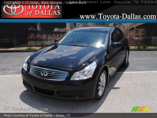 2007 Infiniti G 35 Sedan in Black Obsidian