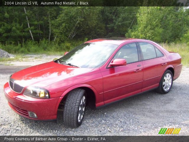 2004 Lincoln LS V8 in Autumn Red Metallic
